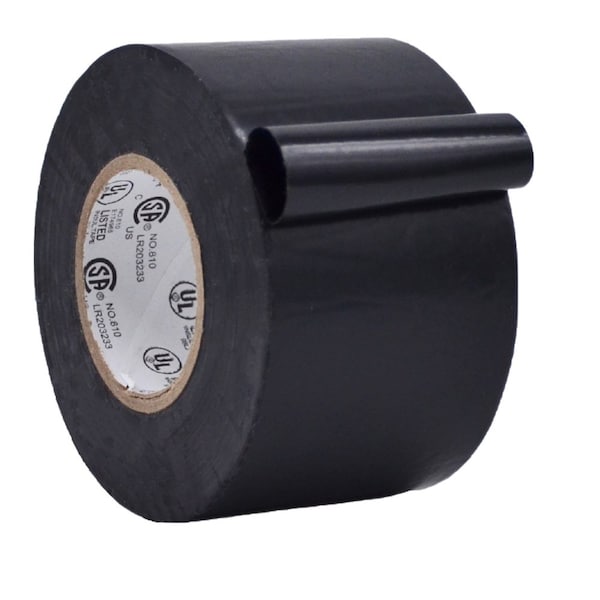 Wod Tape ETB7xx General Purpose Electrical Tape Black 2 in. x 66 Ft., 80PK - WOD ETB7XX-02000-80-66-BLA