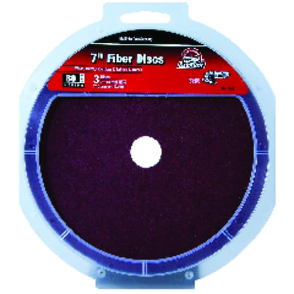 Gator Grit Gator 7 in. Aluminum Oxide Center Mount Fiber Disc 80 Grit Coarse 3 pk - 3081