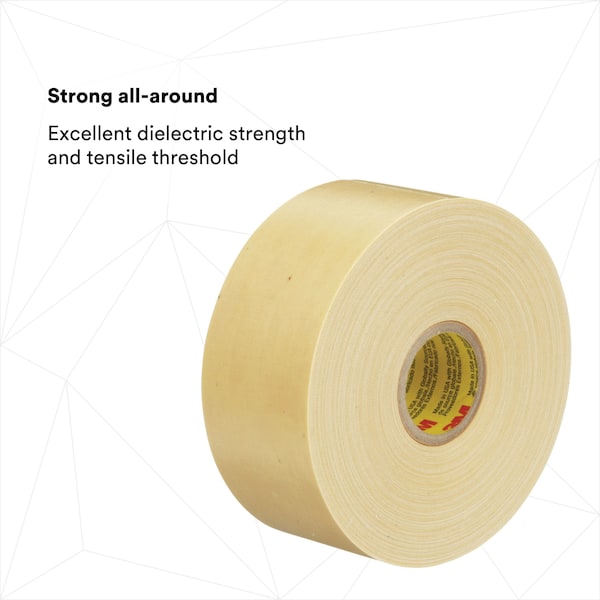 3M Electrical Tape, 8 mil, 1-1/2"x 108 ft., PK24 - 2520-1-1/2X36YD
