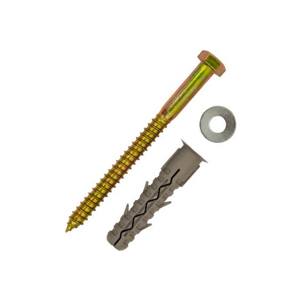 Superior Mfg Group, Notrax 6in Metal Lag Bolt, Washer And Anchor Kit For GNR Easy Rider Speed Bumps - GNRS960000