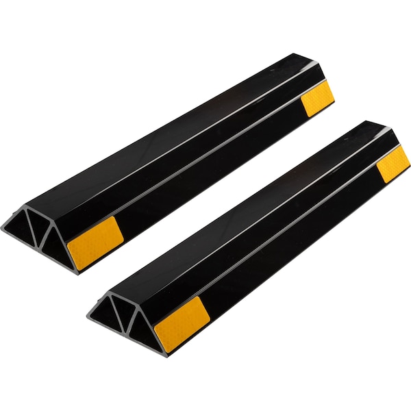 Stalwart Garage Parking Aid - 17.5in Peel and Stick Car Stopper 2-Pack - Car Accessories by, 2PK - 75-CAR2019