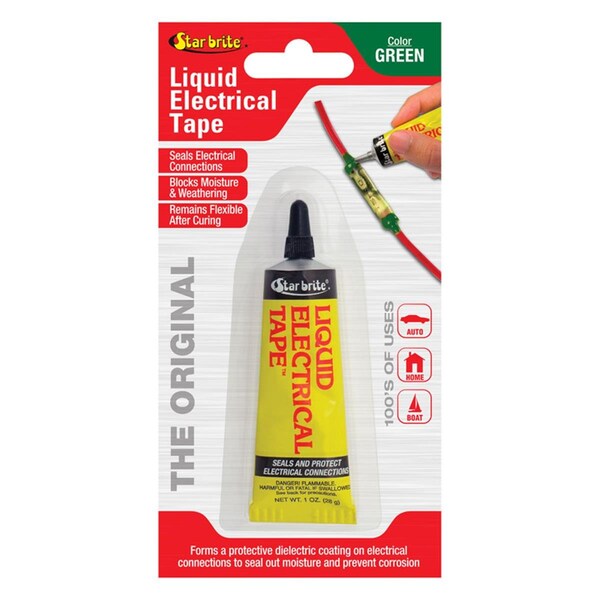 Star Brite 4 x 7 in. Green Vinyl Liquid Electrical Tape - 8080889