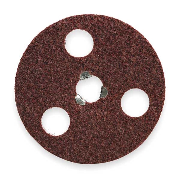 Norton Abrasives Quick Change Disc, AlO, 4-1/2in, Med, TP - 66261010448
