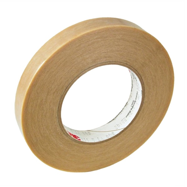 3M No. 44 Composite Film Electrical Tape, 1/2in. Wide, Thermosetting Rubber Adhesive, 90 Yard Roll - 44-TAN-1/2X90YDS