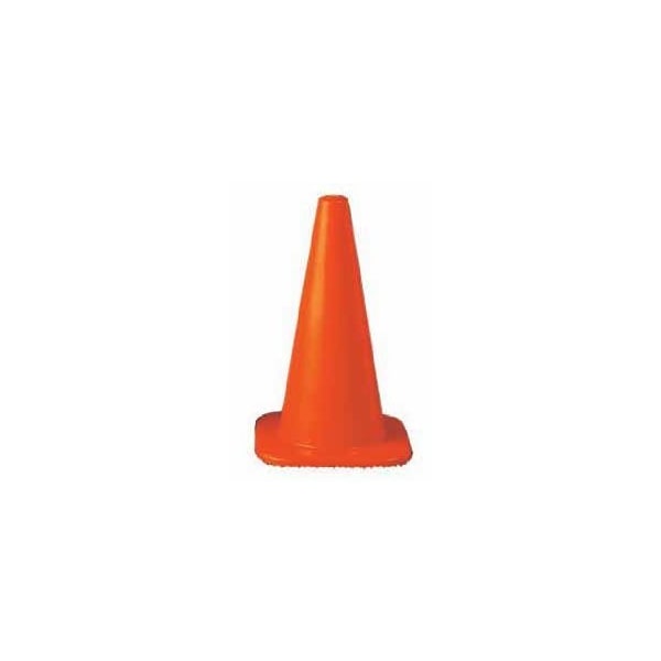 Kimberly-Clark Cortina 0350005O 18 Solid Orange Traffic Cone - 03-500-05O