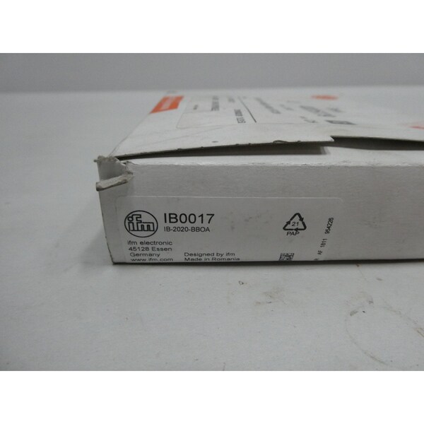 SENSOR DE PROXIMIDAD DE AC/DC 20-250V Ifm - IB0017 IB-2020-BBOA
