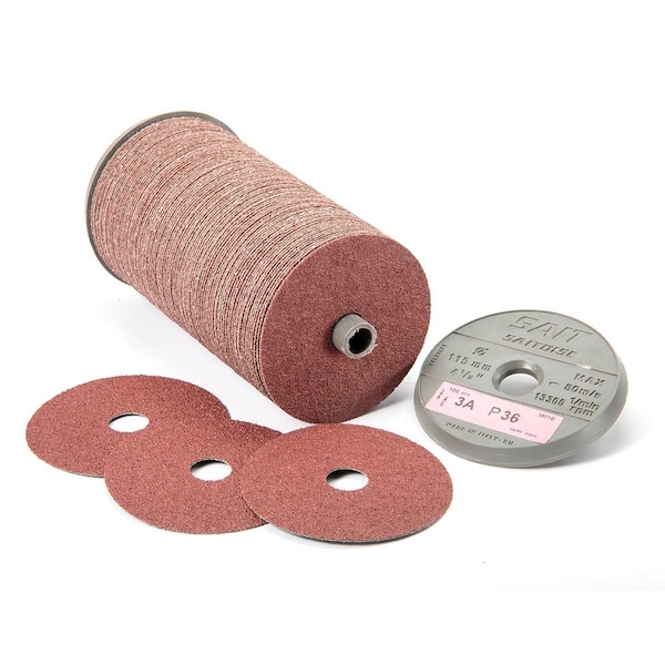 United Abrasives/Sait Alum Ox Fiber Disc3A412x78x50PK100 - 50061