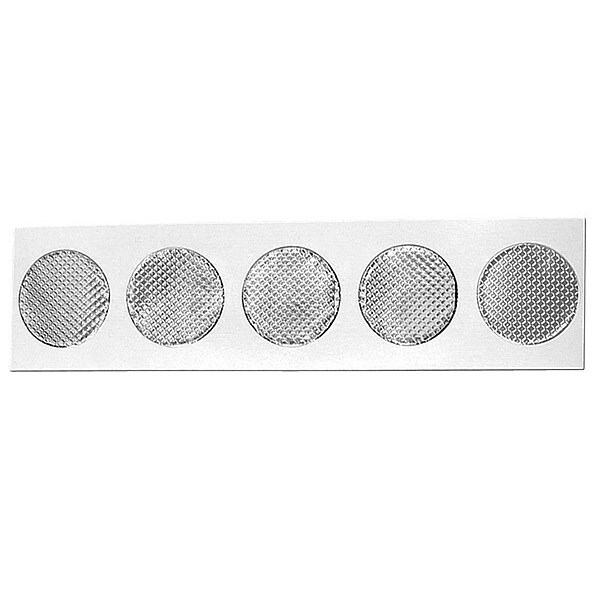 3M Embossed Foil Tape, 1-1/2 In, 5 mil, PK5 - 1267