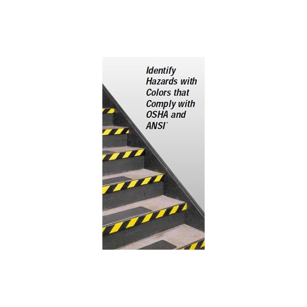 3M Marking Tape, Roll, 1In W, Black/Yellow - 5702