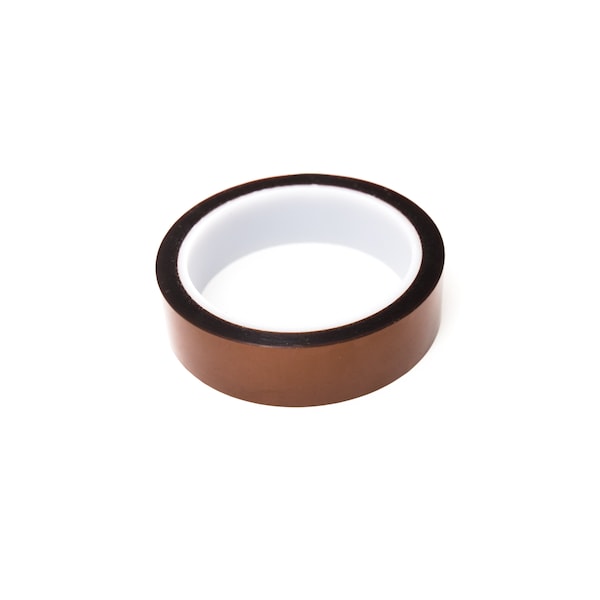 Bertech High-Temperature Polyimide Tape, 1 Mil Thick, 1 In. Wide x 36 Yards Long, Amber - UL Recognized - PPT-1