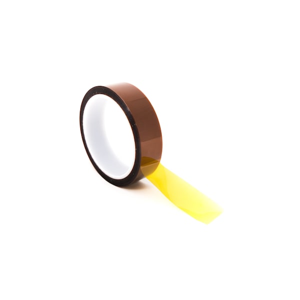 Bertech High-Temperature Polyimide Tape, 1 Mil Thick, 1 In. Wide x 36 Yards Long, Amber - UL Recognized - PPT-1