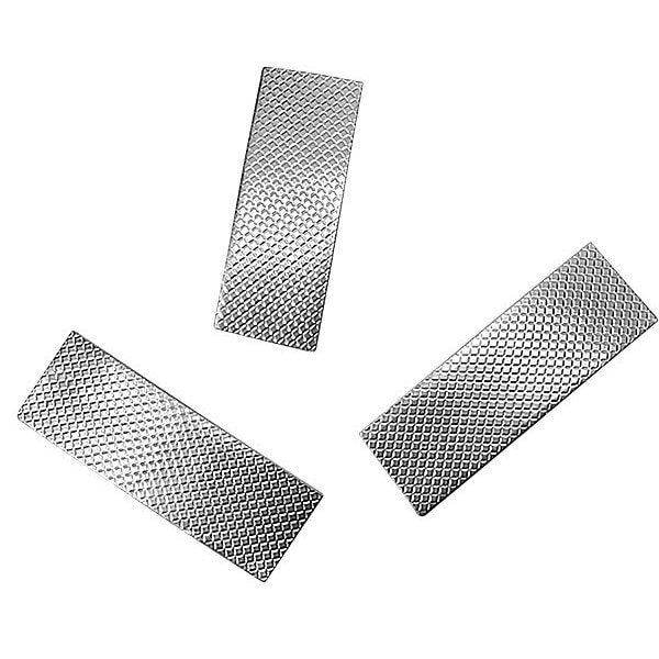 3M Embossed Foil Tape, 1/2 In x 4 In, PK100 - 1345