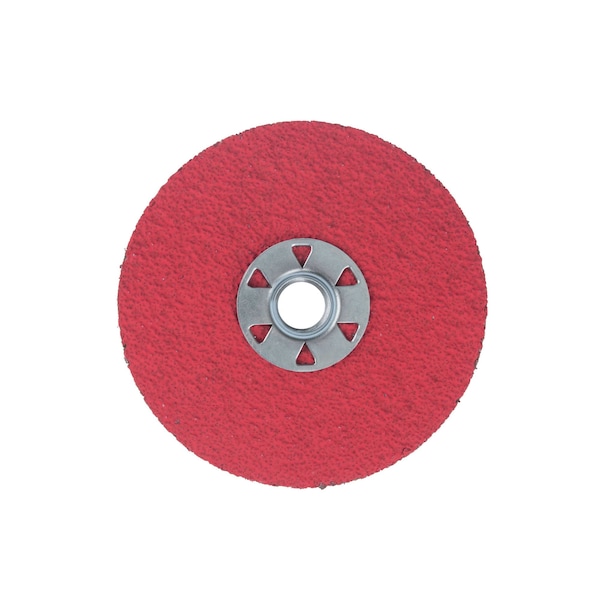 C-Prime Quick Lock Ceramic Resin Fibre Discs, 4-1/2in x 5/8-11, 25PK - 10843