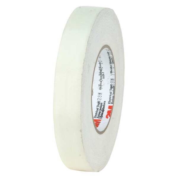 3M Cloth Tape, 1 In x 72 yd, 8 mil, White, PK36 - 28-1"X72YD