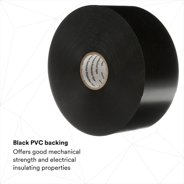 3M Electrical Tape, 20 mil, 4" x 100 ft., PK4 - 51-UNPRINTED-4X100FT