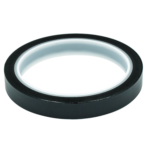 Bertech High-Temperature Polyimide Tape, 2 Mil Thick, 3/4 In. Wide x 36 Yards Long, Black - PPT2B-3/4