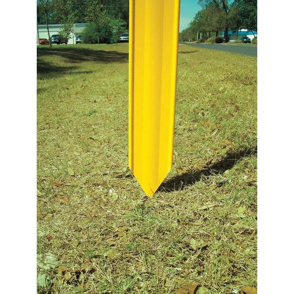 Zoro Select Flexible Marker Stake, Fbrgls, Org/Wht/Wht - FMK611WTORWT