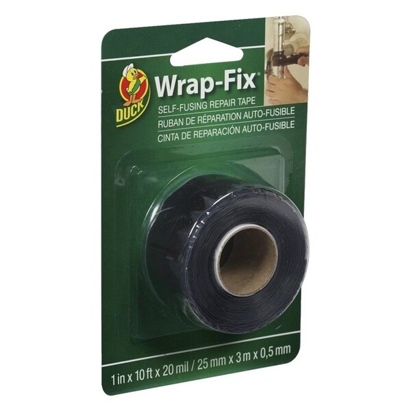 Duck Brand Electrical Tape, 10 ft L, 1 in W, Black - 442055