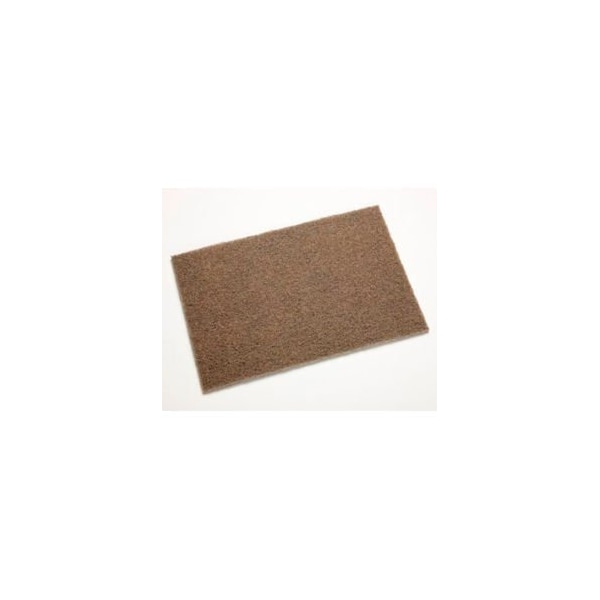 3M Scotch-Brite Heavy Duty Hand Pad 7440B 6 x 9 Aluminum Oxide MED Grit-40 Pads - 7000000715
