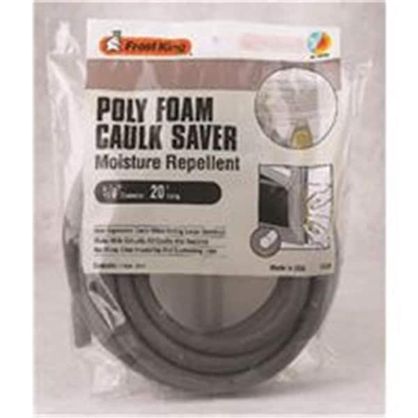 Frost King Frost King 0085340 Caulk Saver; 0.625 in. x 20 ft.; Polyfoam - Gray - 85340