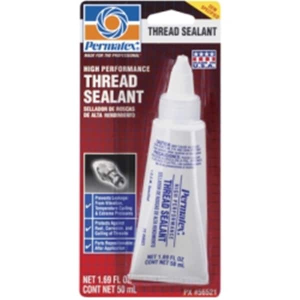 Permatex High Performance Thread Sealant, 50 ml Tube Carded, 6PK - PTX56521