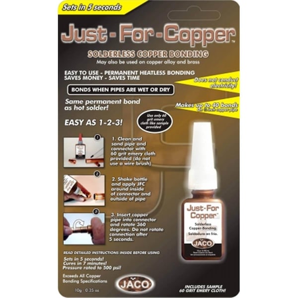 Jackson Industries 0.35 Oz Just For Copper Solderless Copper Bonding - JA309551