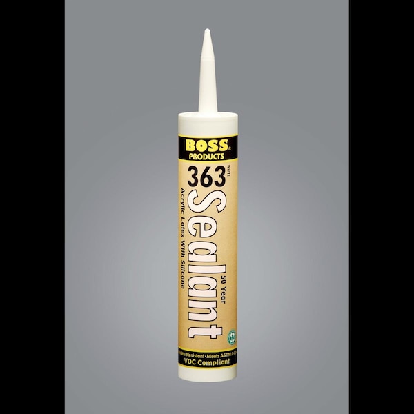 Swivel 142300 10.3 oz Boss 363 50 Year Acrylic Latex Sealant with Silicone - SW3591532