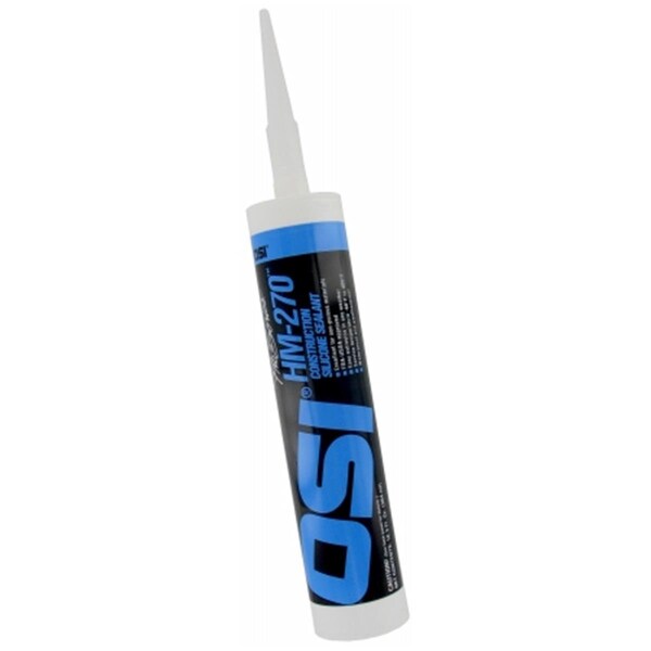 Henkel /osi Sealants 10.2 Oz White HM-270 Construction Silicone Sealant - 1493960