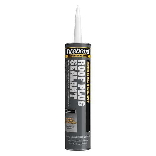Titebond Roof Plus Sealant, 10 oz, Cartridge, Clear, Hybrid Base - 3241