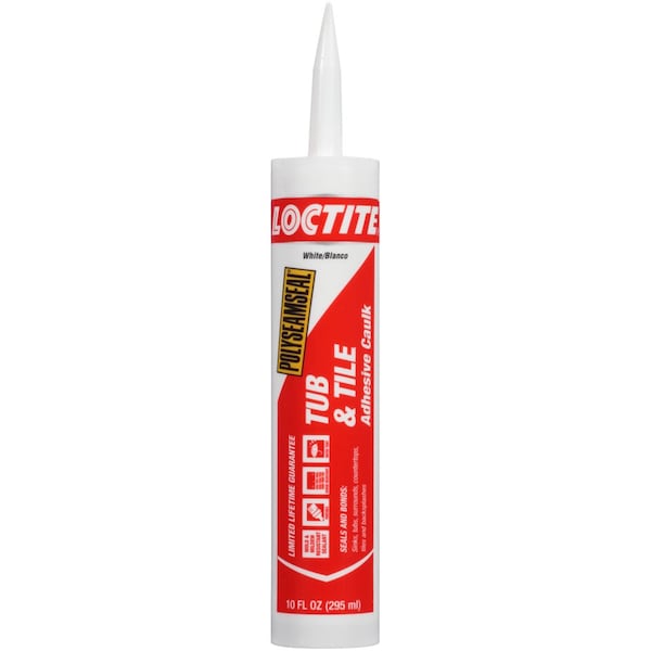 Loctite Loctite Polyseamseal White Acrylic Latex Tub and Tile Adhesive Caulk 10 oz - 2154739