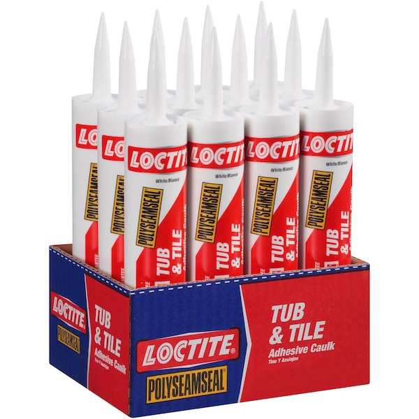 Loctite Loctite Polyseamseal White Acrylic Latex Tub and Tile Adhesive Caulk 10 oz - 2154739