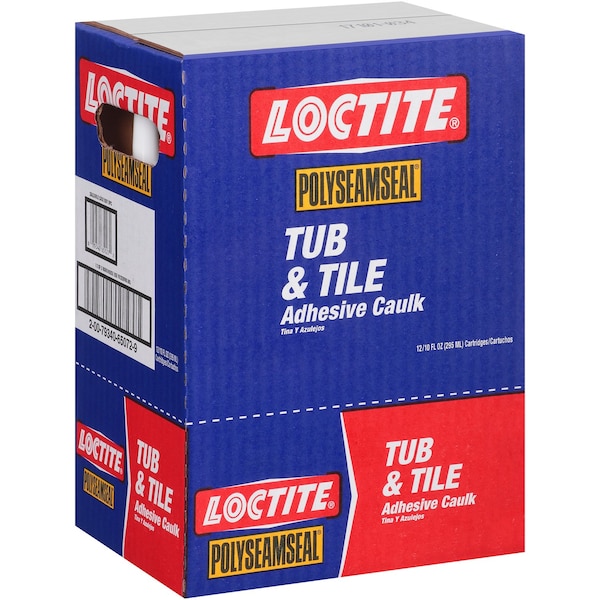 Loctite Loctite Polyseamseal White Acrylic Latex Tub and Tile Adhesive Caulk 10 oz - 2154739