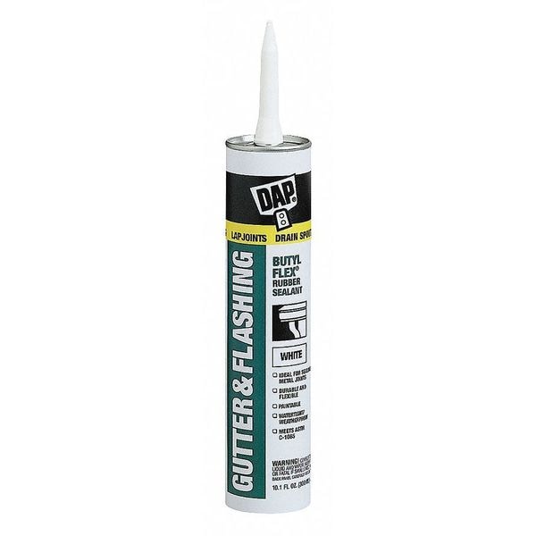 Dap Sealant, 10 oz, Cartridge, Aluminum Gray, Hybrid Base, Butyl-Flex - 18188