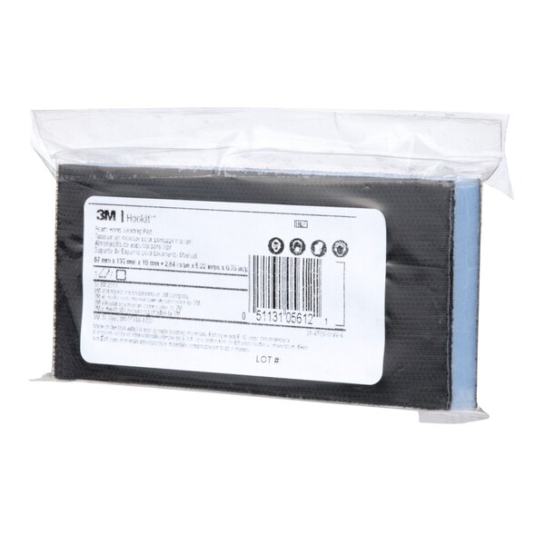3M Hookit Foam Hand Sanding Pad, 05612, 20 per case, 20PK - 5612