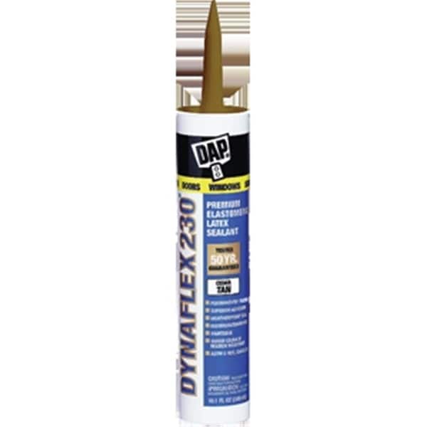 Dap 18412 10.3 oz. Cedar Tan 230 Dynaflex Elastomeric Latex Sealant - DA327608