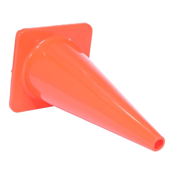 Vestil Standard Duty Traffic Cone, PVC, 27.5 in Height, 14 Length, 5, Orange - TC-28-SD