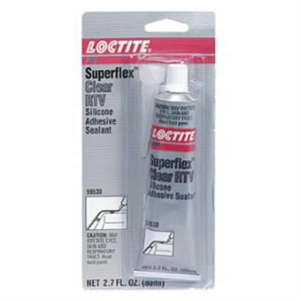 Loctite 80 ml Superflex RTV Silicone Adhesive Sealants, Clear - 442-160809