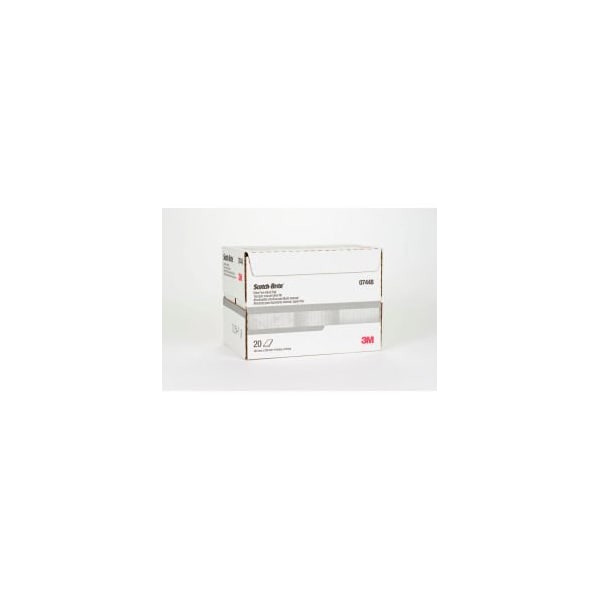 3M Scotch-Brite Ultra Fine Hand Pad 7448 6 x 9 Silicon Carbide ULF Grit-60 Pads - 7100089226