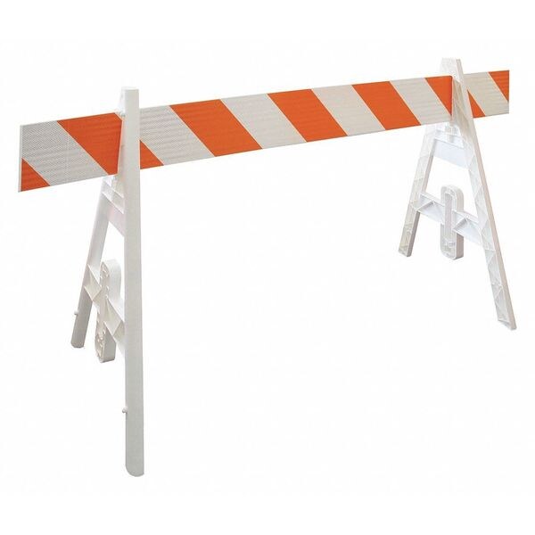 Plasticade A-Frame Barricade, 1-6 ft., I-Beam, HIP - 203-A6HI-P