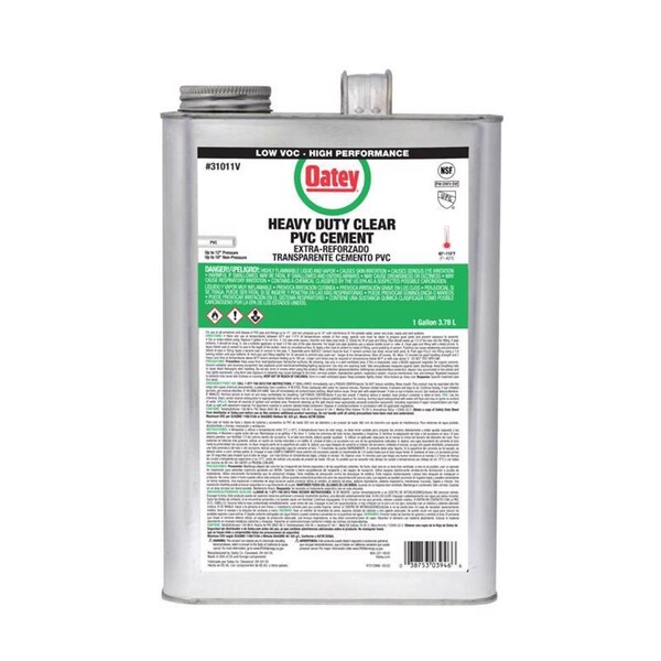 Tinkertools 1 gal Cement for 12 in. & 18 in. PVC - Clear - TI3310339