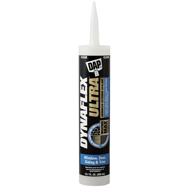 Homestead 10.1 oz DynaFlex Ultra Clear Windows Doors Siding & Trim Sealant, 12PK - HO3287281