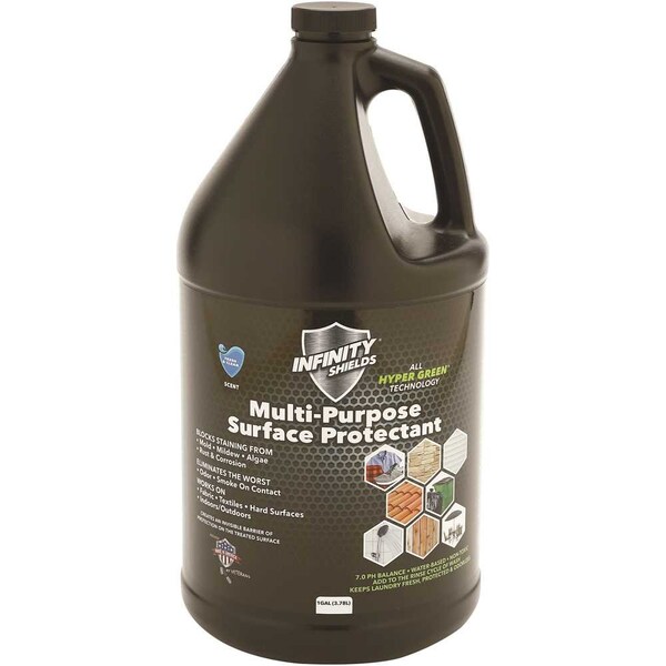 Infinity Shields 1 gal. Fresh and Clean Multi-Purpose Surface Protectant Stain Blocker Odor-Smoke Repellent, 4PK - PROGAL-4-FC
