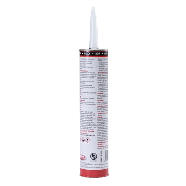 Lippert 1010 BLACK UPC NON-SAG SEALANT - 10.3 OZ TUBE - 862158