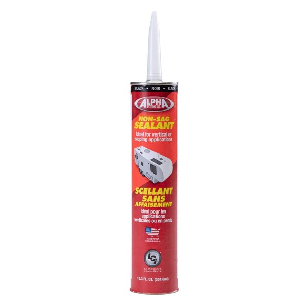 Lippert 1010 BLACK UPC NON-SAG SEALANT - 10.3 OZ TUBE - 862158