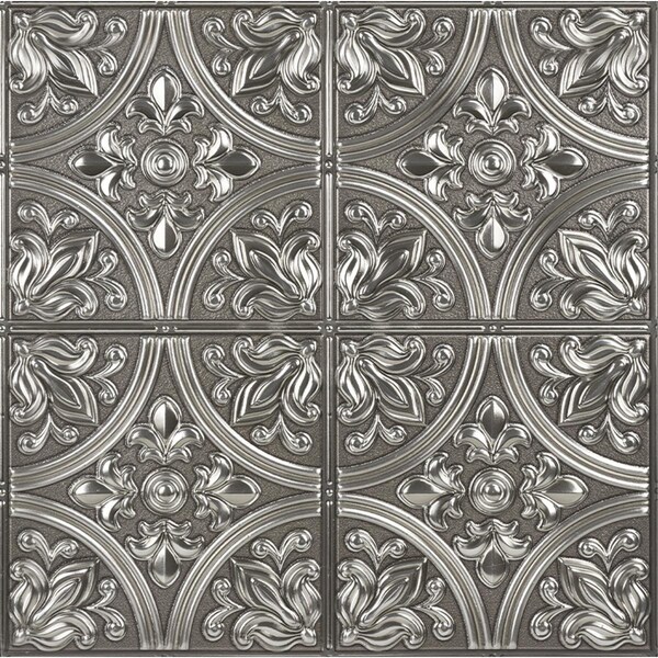 Inhome Chelsea Silver Peel & Stick Tin Tiles - NH2986