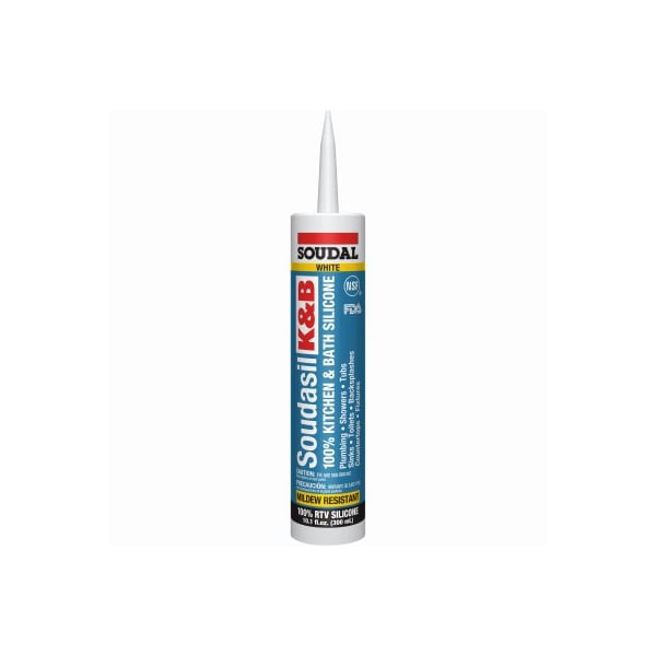 Soudal Usa 101OZ WHT K And B Silicone - 146727