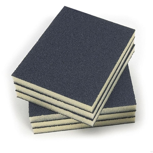 Cgw Abrasives HI-FLEX Closed Coat Sanding Sponge, 5-1/2 in L x 4-1/2 in W x 3/16 in THK, 220 Grit - 44828