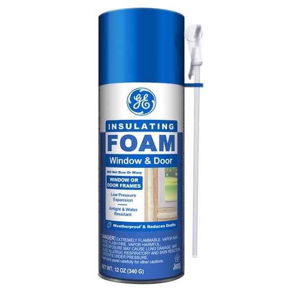 Ge GE White Foam Window and Door Insulating Sealant 12 oz - 2844278