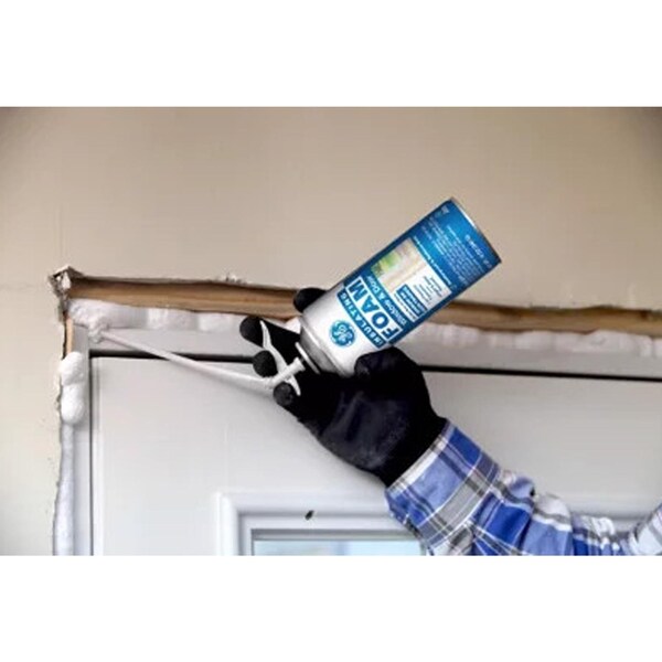 Ge GE White Foam Window and Door Insulating Sealant 12 oz - 2844278
