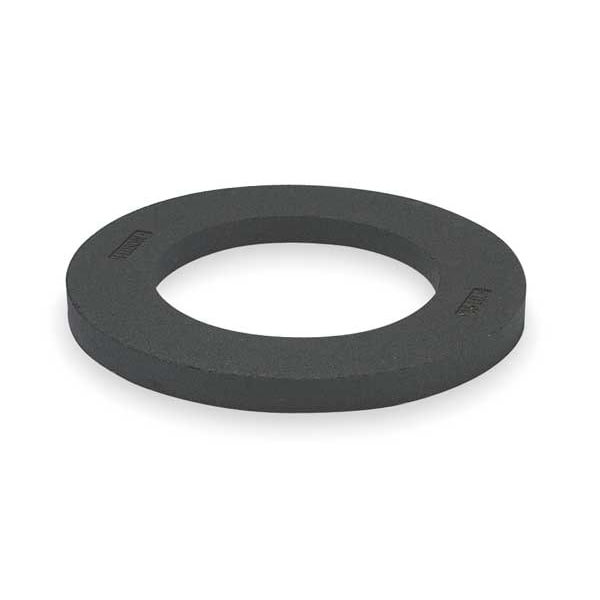 Zoro Select Channelizer Drum Base, Recycled Rubber, 2 in Height, 22 in Length, 20 lb, Black - 03-732